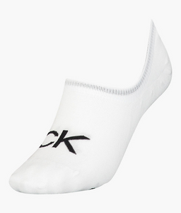 Calvin Klein - 3 Pack Invisible Socks, White