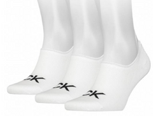 Load image into Gallery viewer, Calvin Klein - 3 Pack Invisible Socks, White
