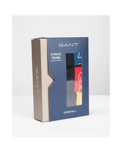 GANT - 3 Pack Trunk, Black Trunk Coloured Band