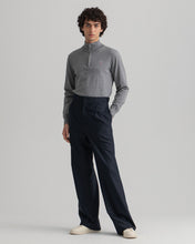 Load image into Gallery viewer, Gant -  New Classic Cotton Half Zip, Dark Grey Melange (XL Only)
