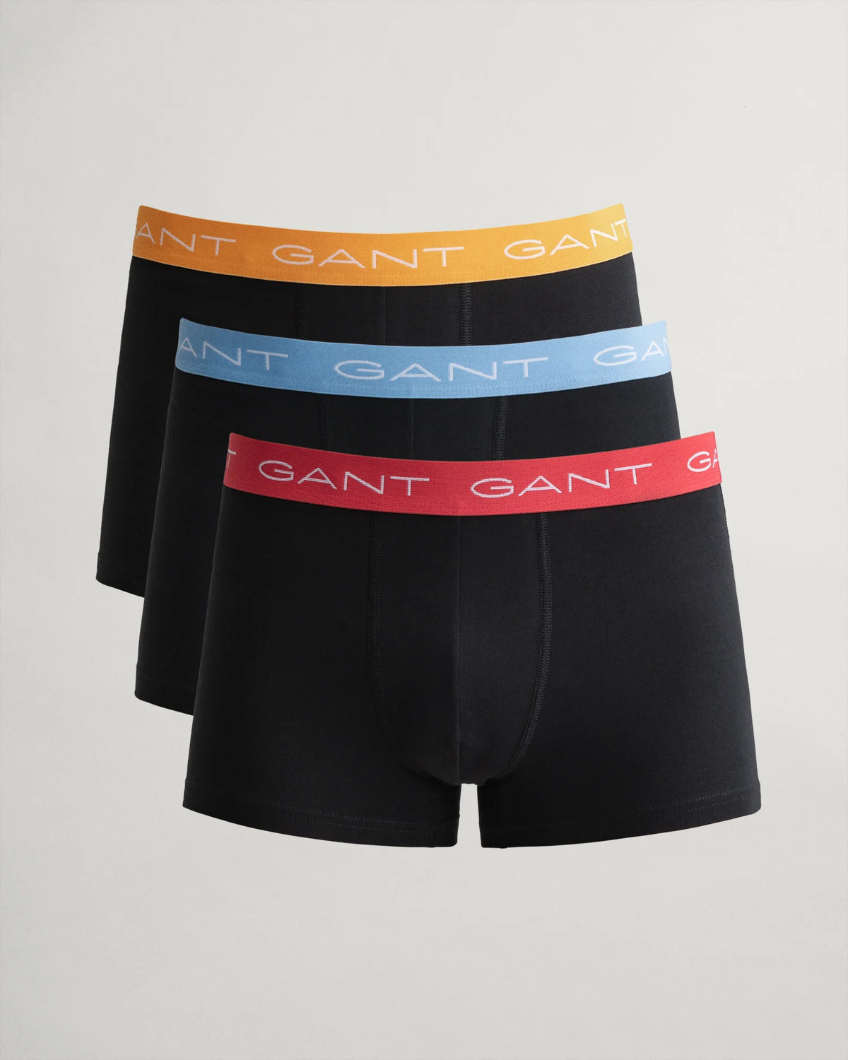 Gant - 3 Pack Trunk , Pink , Blue , Yellow Waist Band