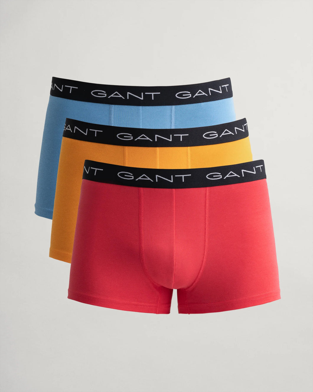 GANT - 3 Pack Trunk , Pink , Blue , Yellow , Black Waist Band