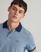 Load image into Gallery viewer, Gant - Oxford Pique SS Rugger, Silver Lake Blue
