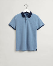 Load image into Gallery viewer, Gant - Oxford Pique SS Rugger, Silver Lake Blue
