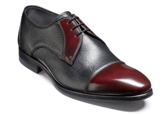 Barker - Fred, Black/Burgundy Hi-Shine (8 & 11 Only)