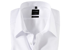 Load image into Gallery viewer, Olymp Luxor Modern fit  white long sleeve shirt (No pocket)
