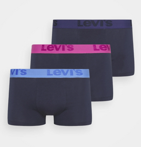 Levis -  3 Pack Boxers, Blue/Navy/Purple