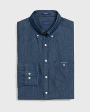 Load image into Gallery viewer, GANT - 3XL - Slim Fit Indigo Shirt, Dark Indigo
