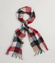 Load image into Gallery viewer, GANT - Multi Check Twill Scarf, Equestrian Red
