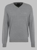 Load image into Gallery viewer, Fynch Hatton - 3XL - Merino Cashmere, V-Neck, Grey, Silver
