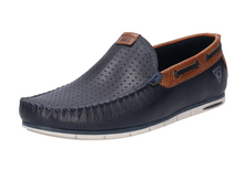 Load image into Gallery viewer, Bugatti -  Chesley Moccasin Dark Blue
