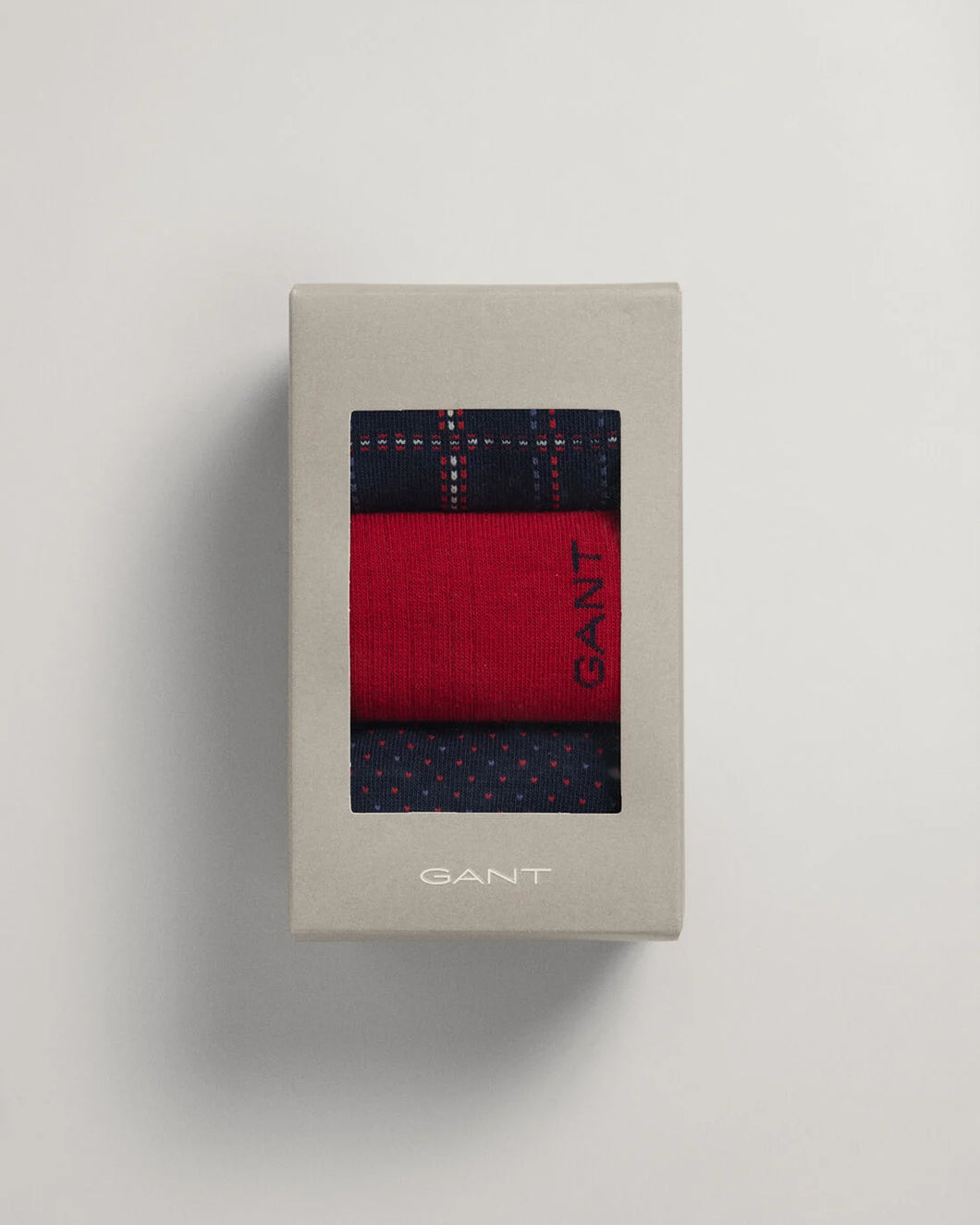 GANT - 3 Pack Gift Box Socks in Evening Blue