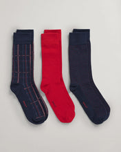 Load image into Gallery viewer, GANT - 3 Pack Gift Box Socks in Evening Blue

