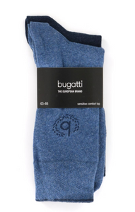 Bugatti - 2 Pack Socks, Blue