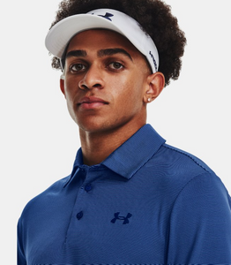 Under Armour - Playoff 3.0 Stripe Polo, Blue Mirage (XL Only)