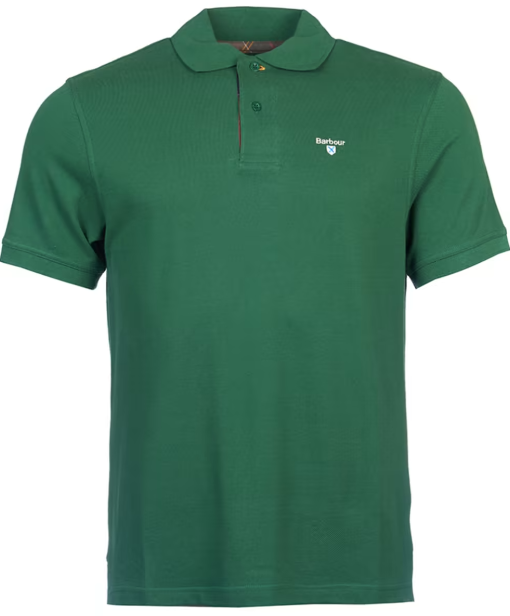 Barbour - Tartan Pique Polo, Racing Green