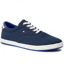 Load image into Gallery viewer, Tommy Hilfiger - Essential Oxford Textile Sneaker, Midnight (Size 43 Only) Shane
