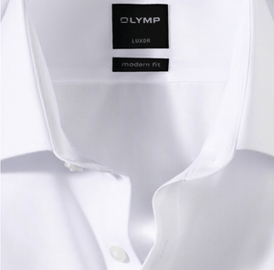 OLYMP -  Luxor, Modern Fit, White - Tector Menswear