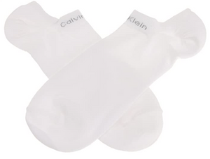Calvin Klein - 3 Pack White Ankle Socks