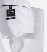 Load image into Gallery viewer, OLYMP Level Five, Body Fit, White twill - Tector Menswear
