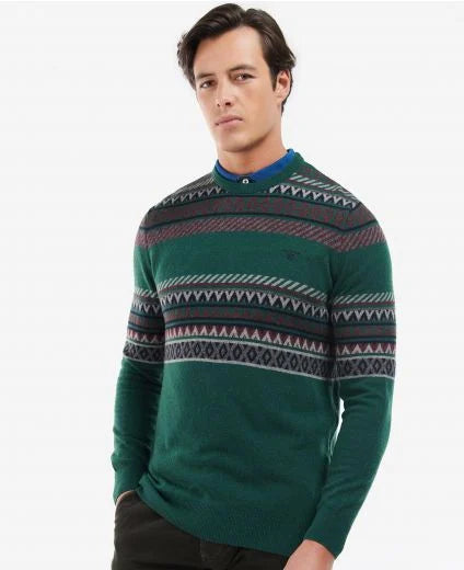 Barbour -Winterbone Fairsie Crew, Forest Green