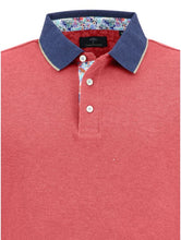 Load image into Gallery viewer, Fynch-Hatton - Polo with Contrast Collar, Flamingo
